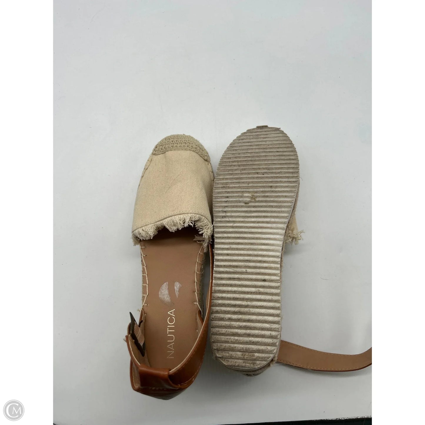 Shoes Heels Platform By Nautica In Tan, Size: 8
