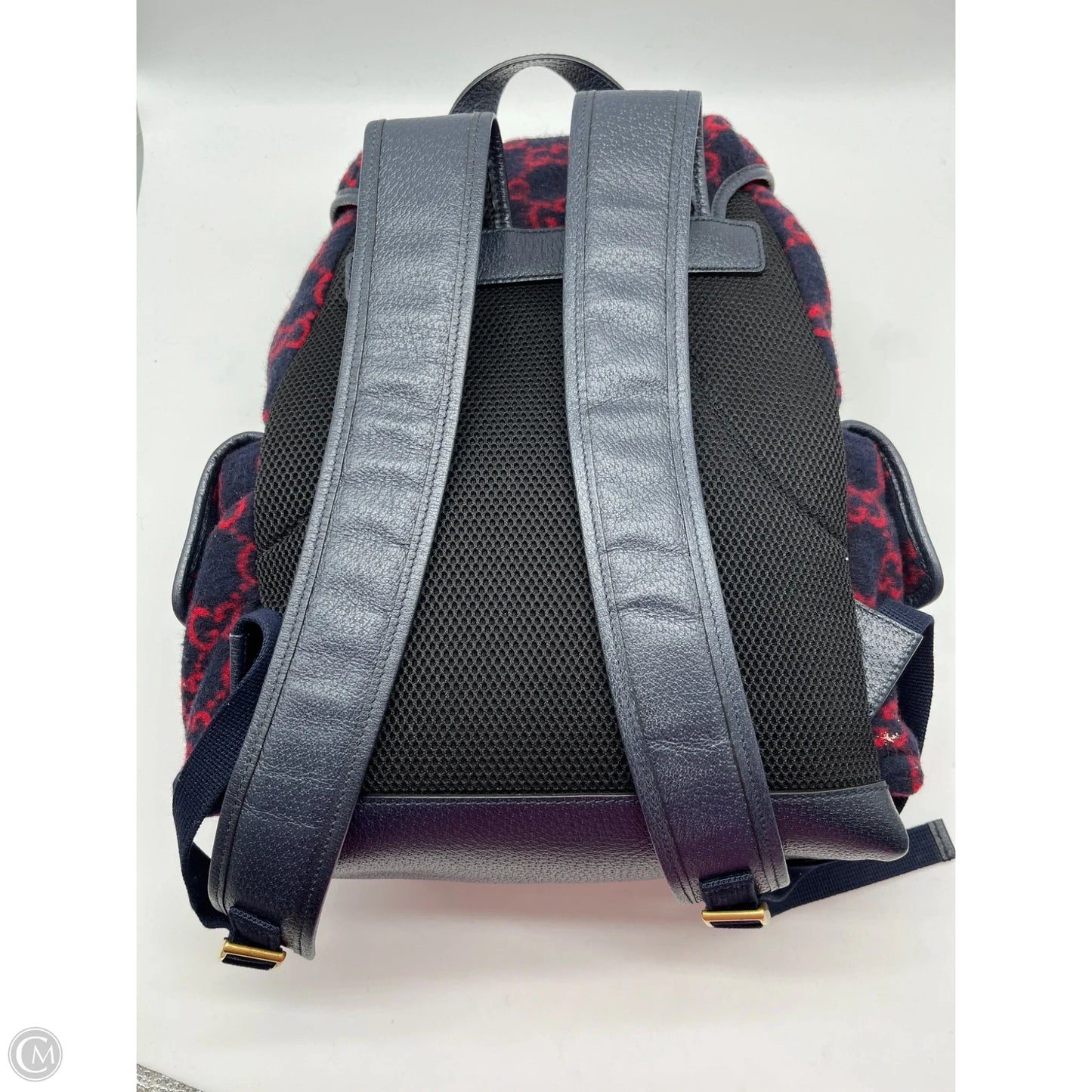 Backpack Luxury Designer By Gucci, Size: Medium