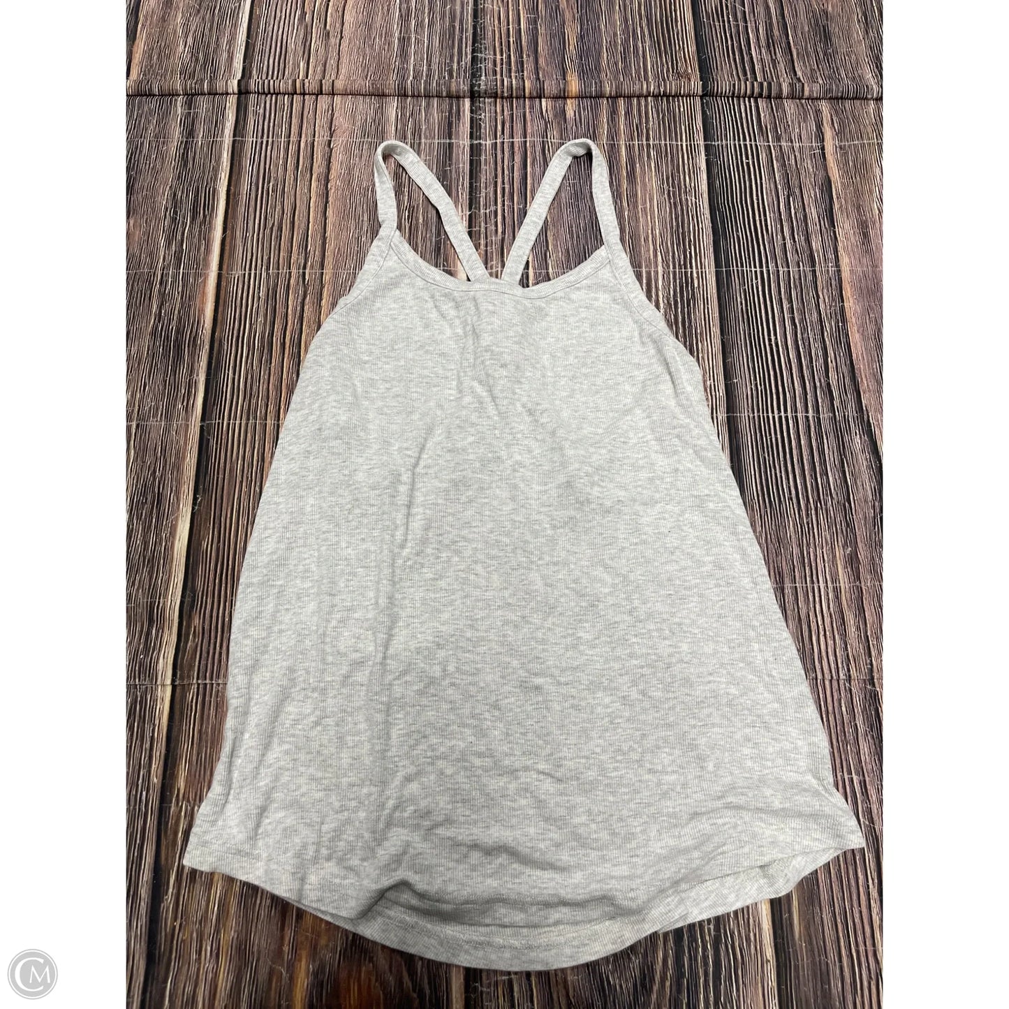 Athletic Tank Top By Zyia In Grey, Size: L