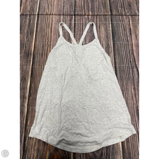 Athletic Tank Top By Zyia In Grey, Size: L