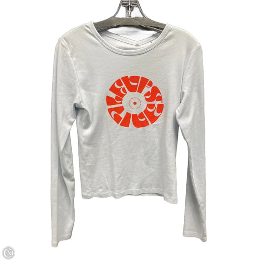 Top Long Sleeve Basic By Levis In Blue, Size: M