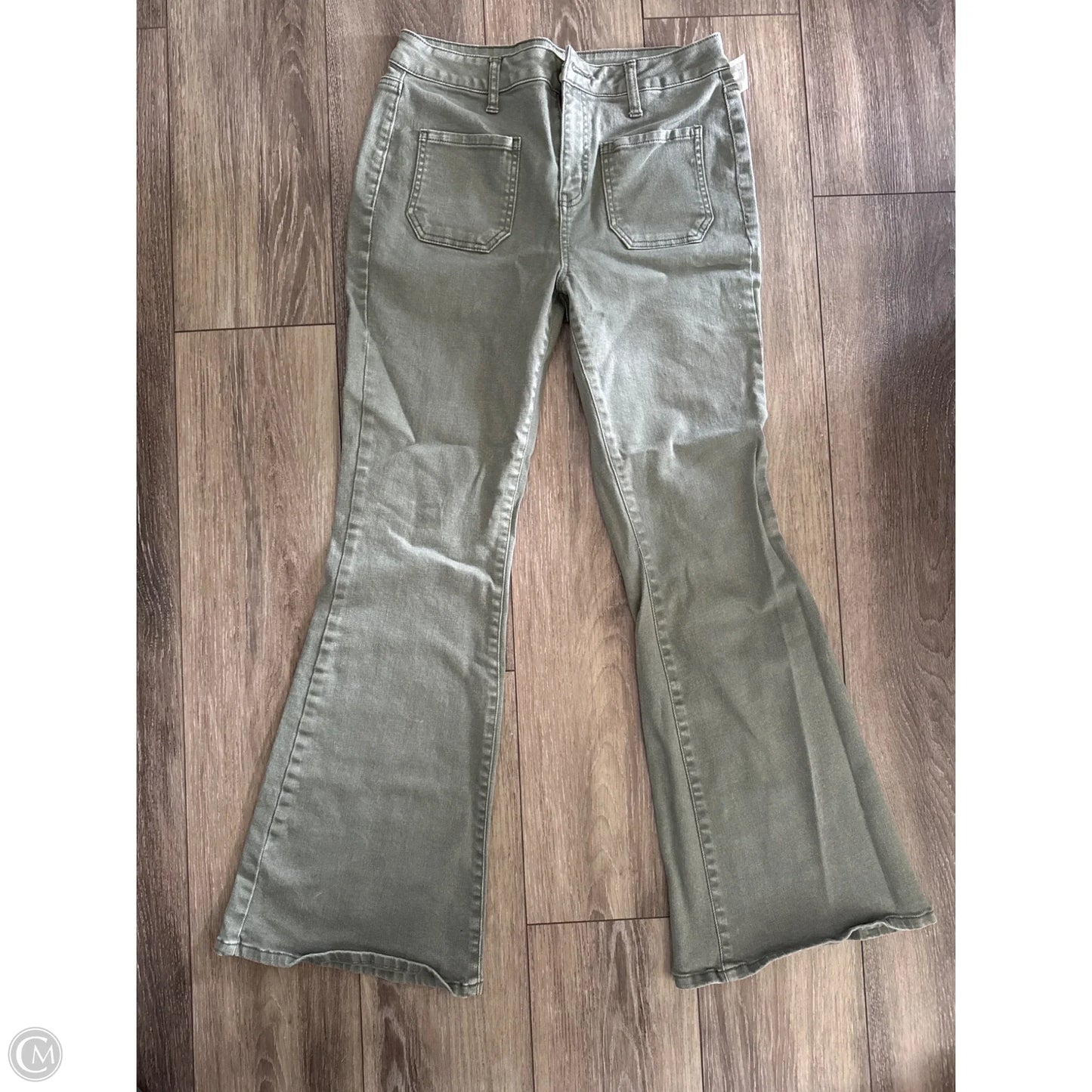 Jeans Flared By Altard State In Green, Size: 6