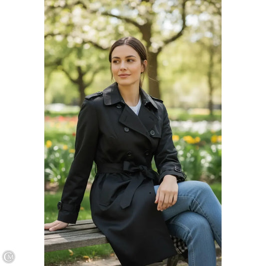 Coat Peacoat By Joan Rivers In Black, Size: L