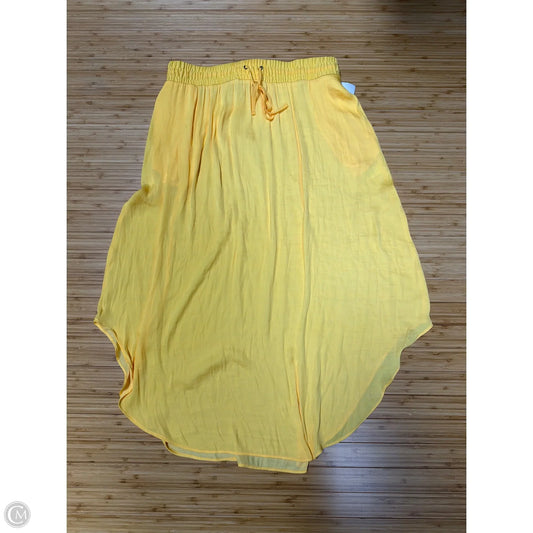 Skirt Maxi By Simply Vera In Yellow, Size: L