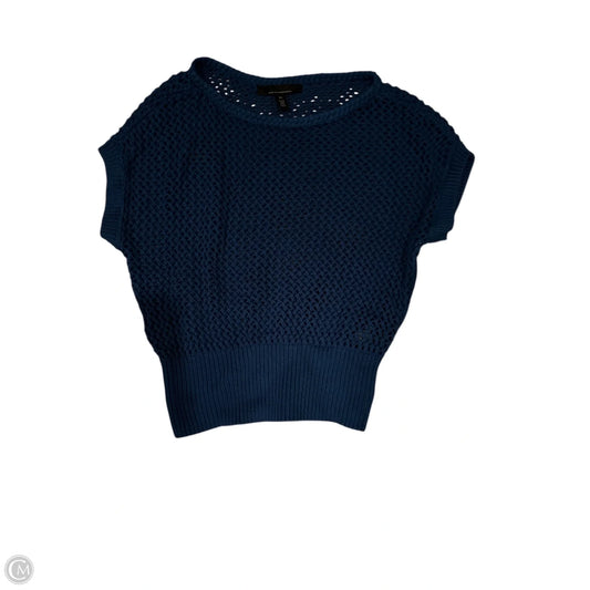 Sweater Short Sleeve By White House Black Market In Blue, Size: Xs
