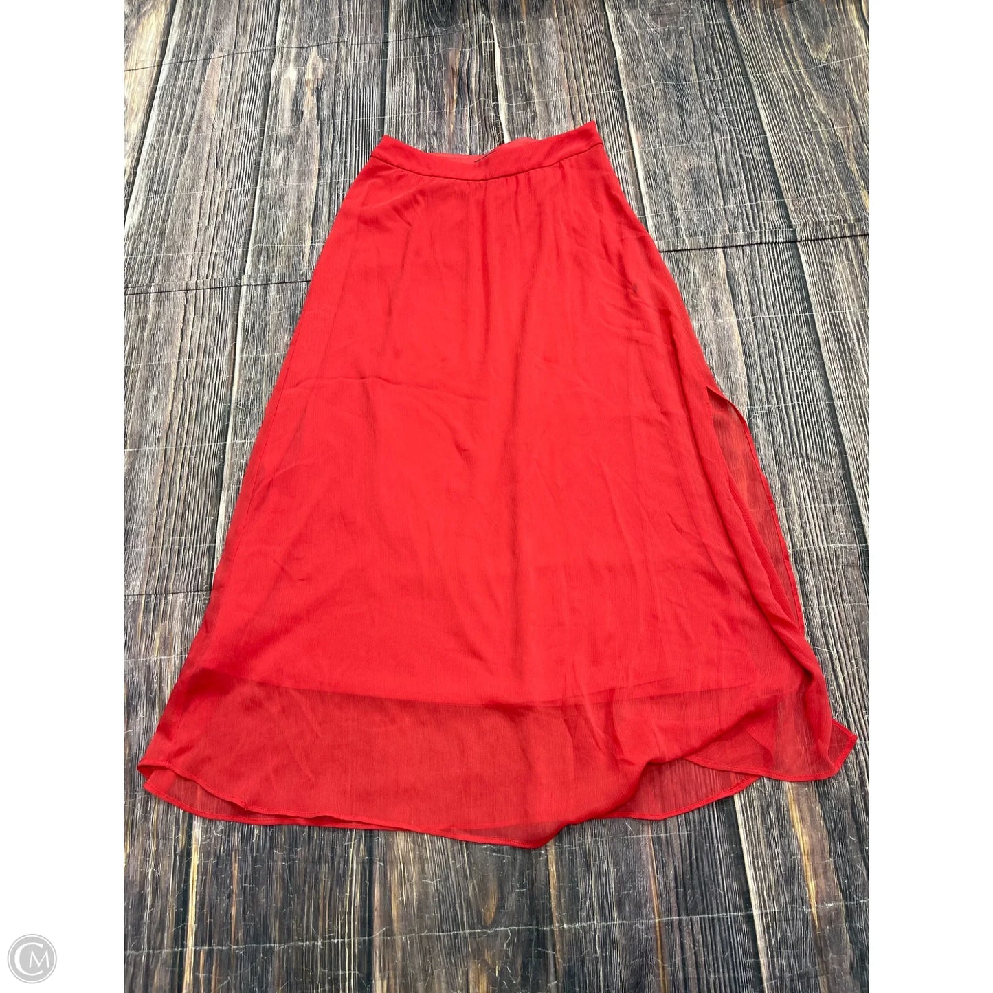 Skirt Maxi By Outback Red In Red, Size: Xs