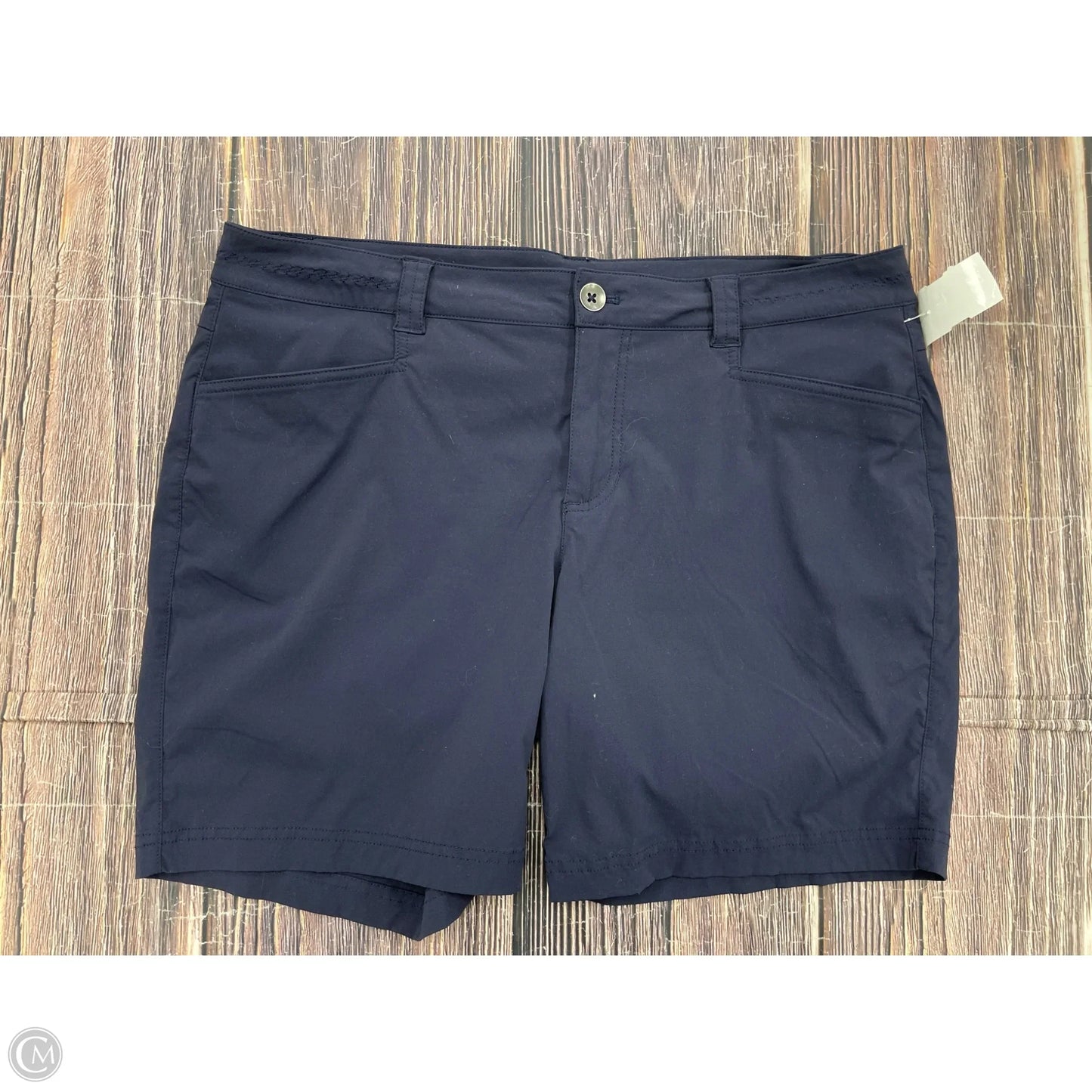 Athletic Shorts By Eddie Bauer In Navy, Size: 14p