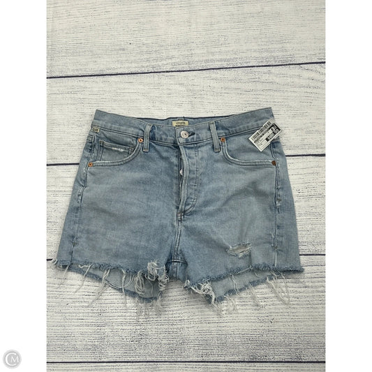 Shorts By Citizens Of Humanity In Blue Denim, Size: 0