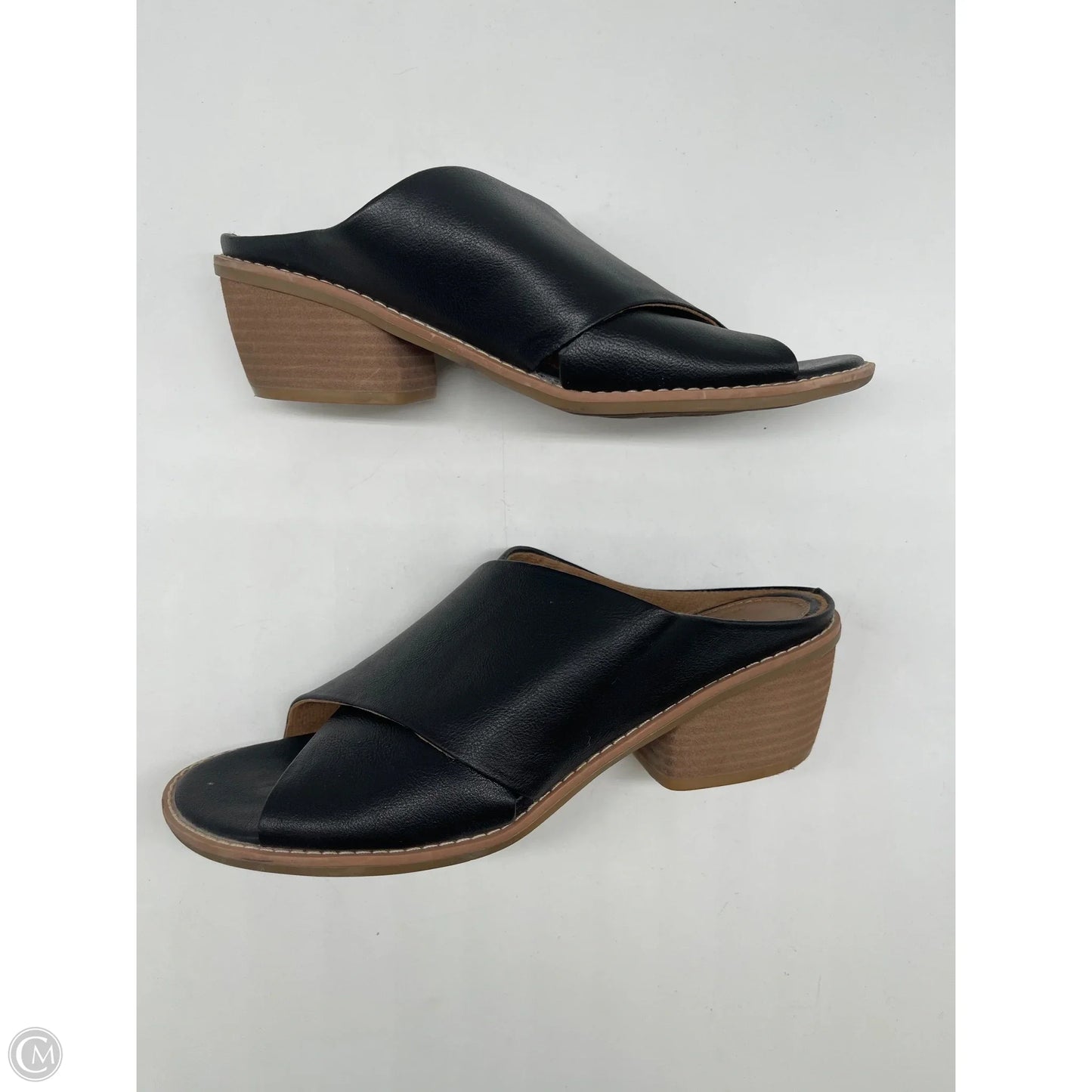 Sandals Flats By Sofft In Black, Size: 8