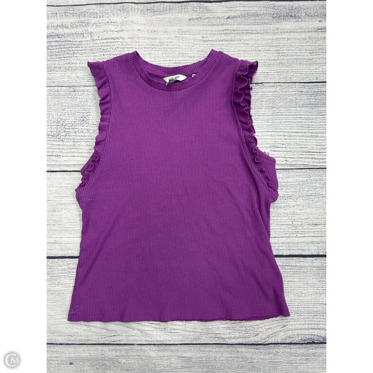 Tank Top By Nine West In Purple, Size: L