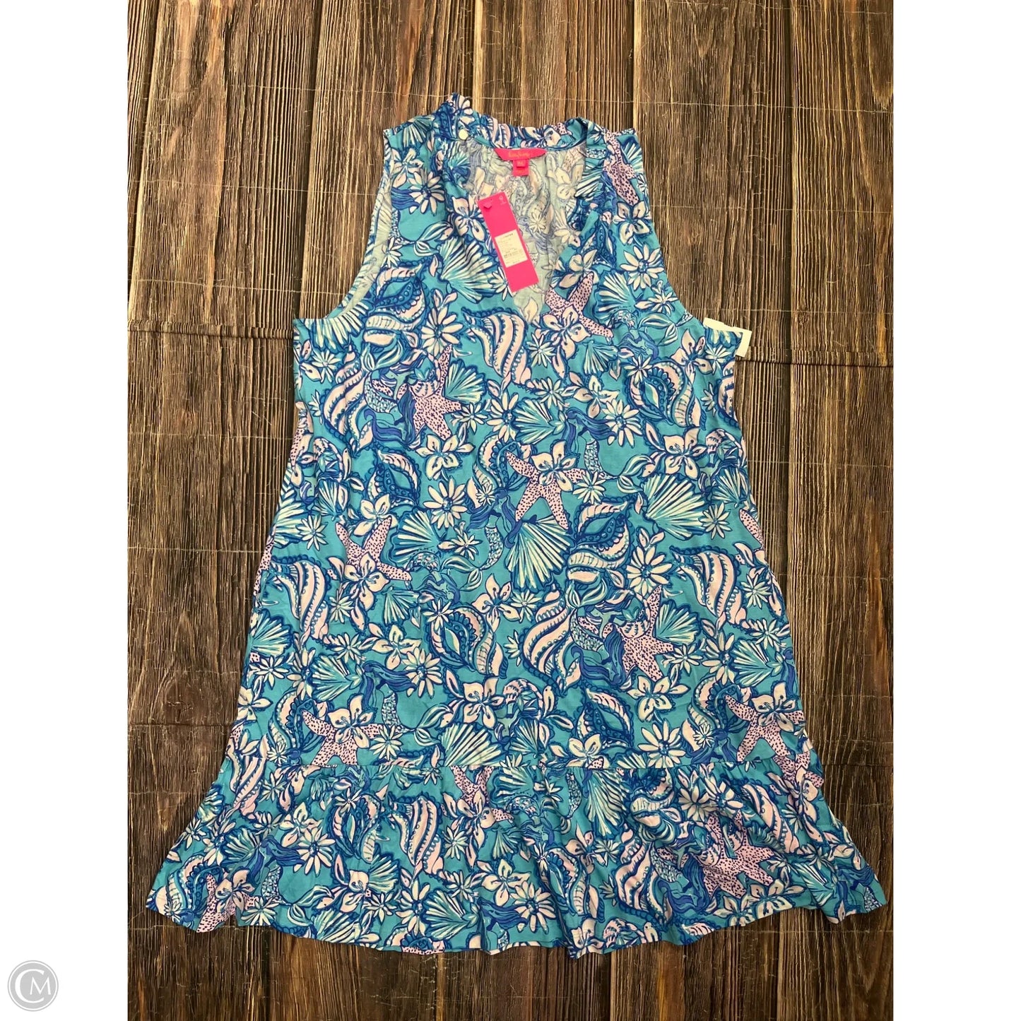 Dress Designer By Lilly Pulitzer In Blue, Size: 1x