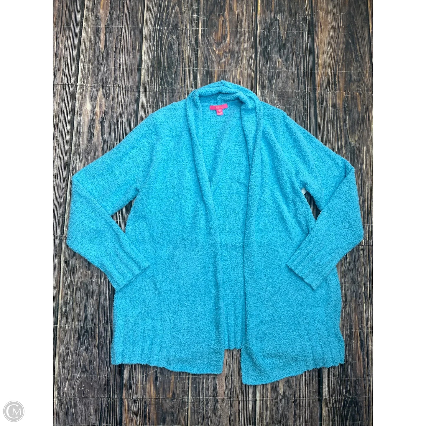 Sweater Cardigan Designer By Lilly Pulitzer In Blue, Size: 1x