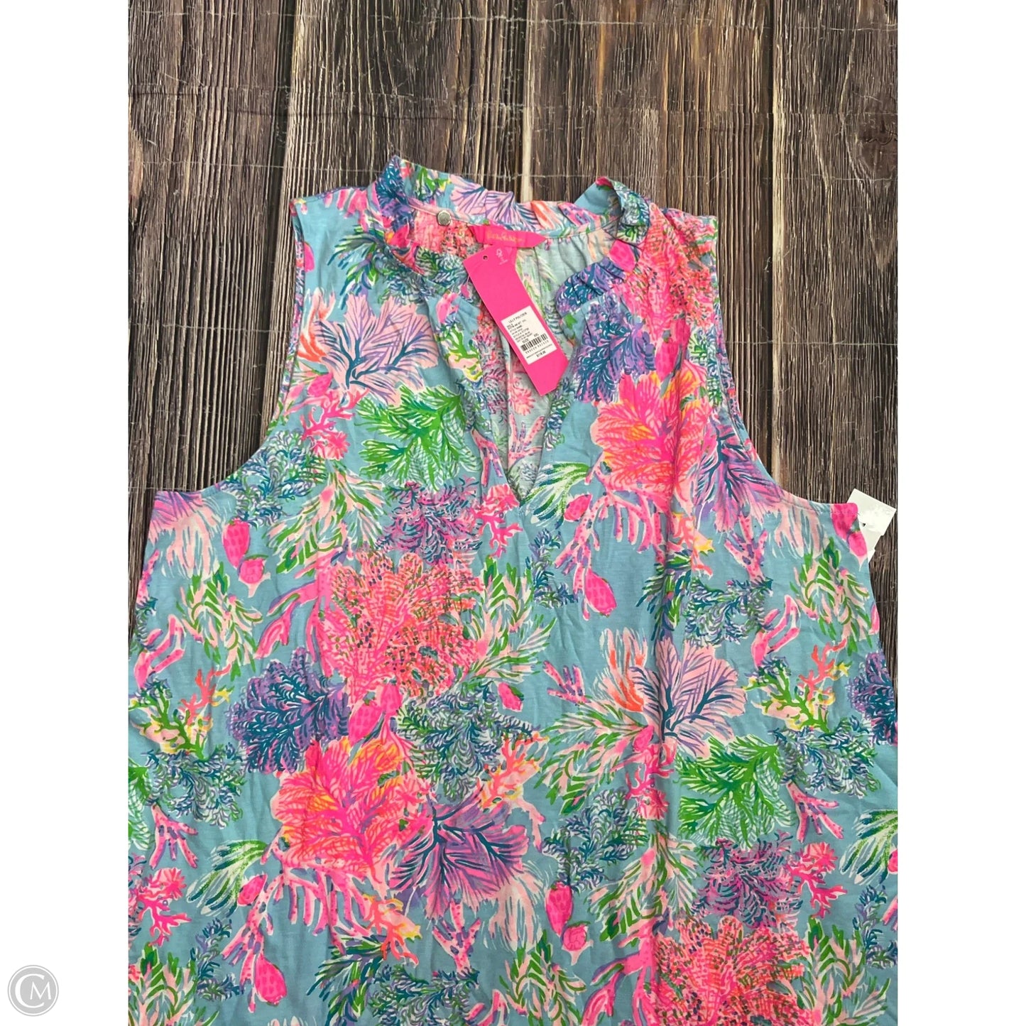 Dress Designer By Lilly Pulitzer In Blue, Size: 1x