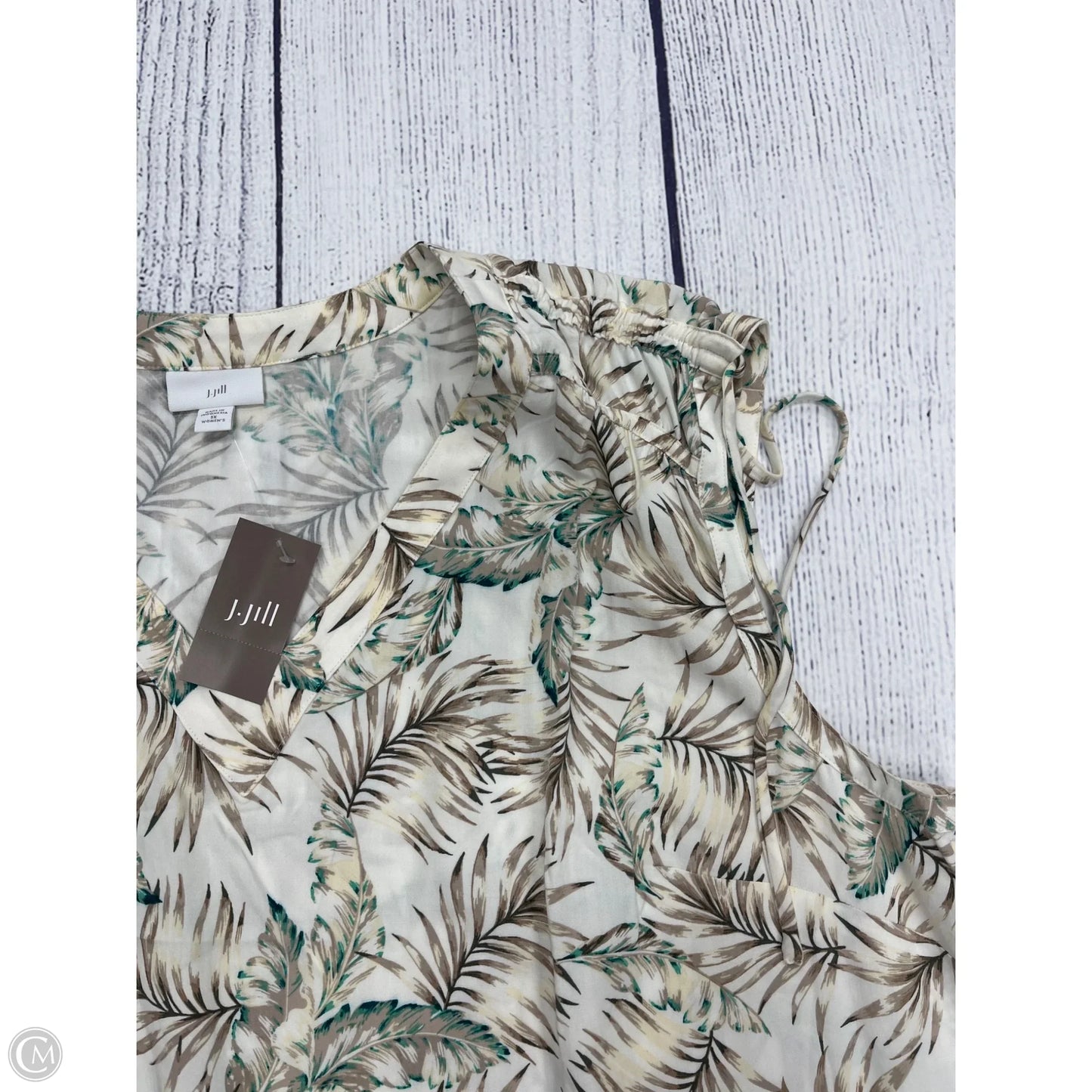 Tank Top By J. Jill In Cream, Size: 3x