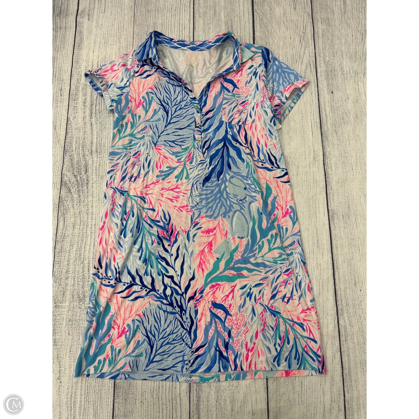 Dress Designer By Lilly Pulitzer In Blue, Size: Xl