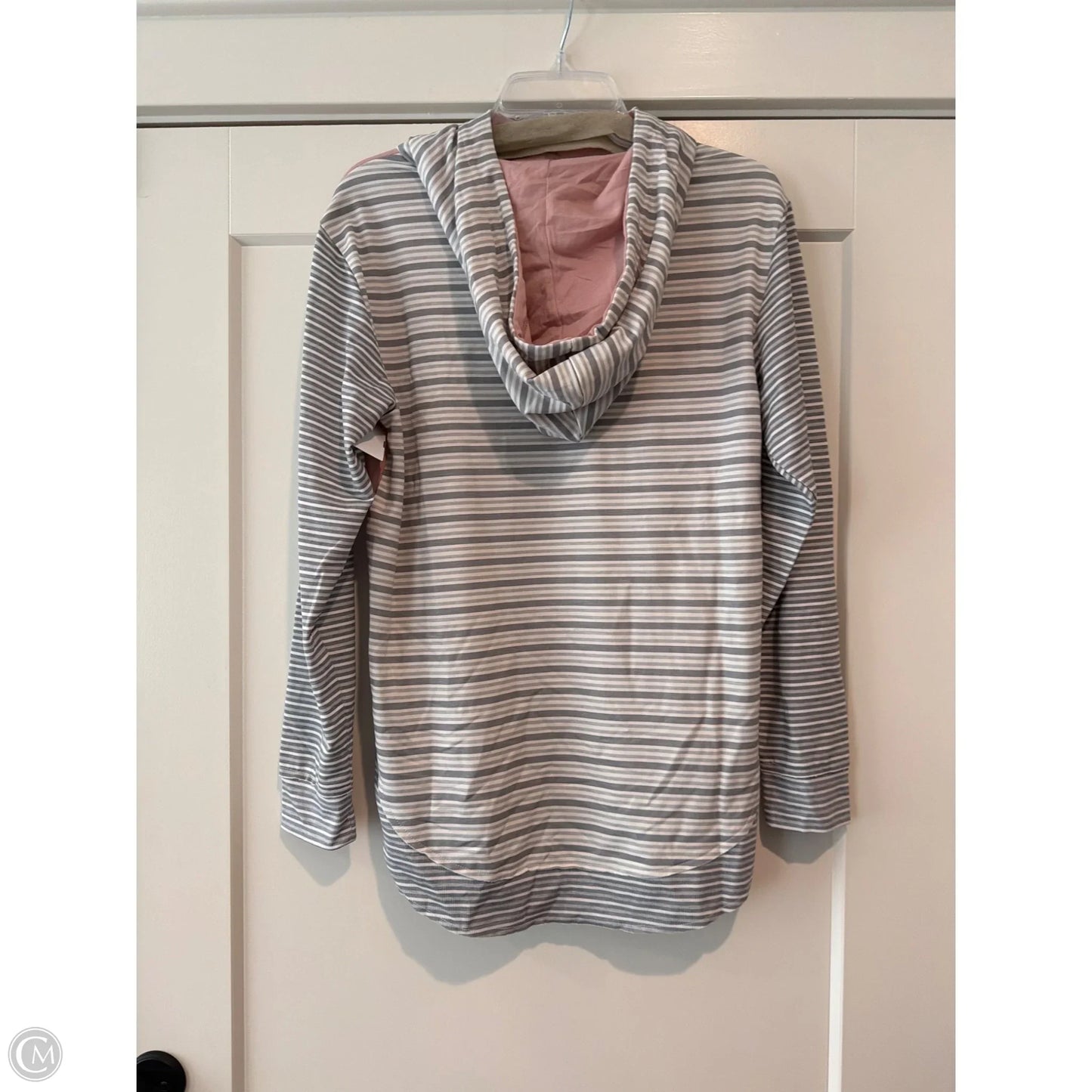 Sweatshirt Hoodie By Maurices In Striped Pattern, Size: S