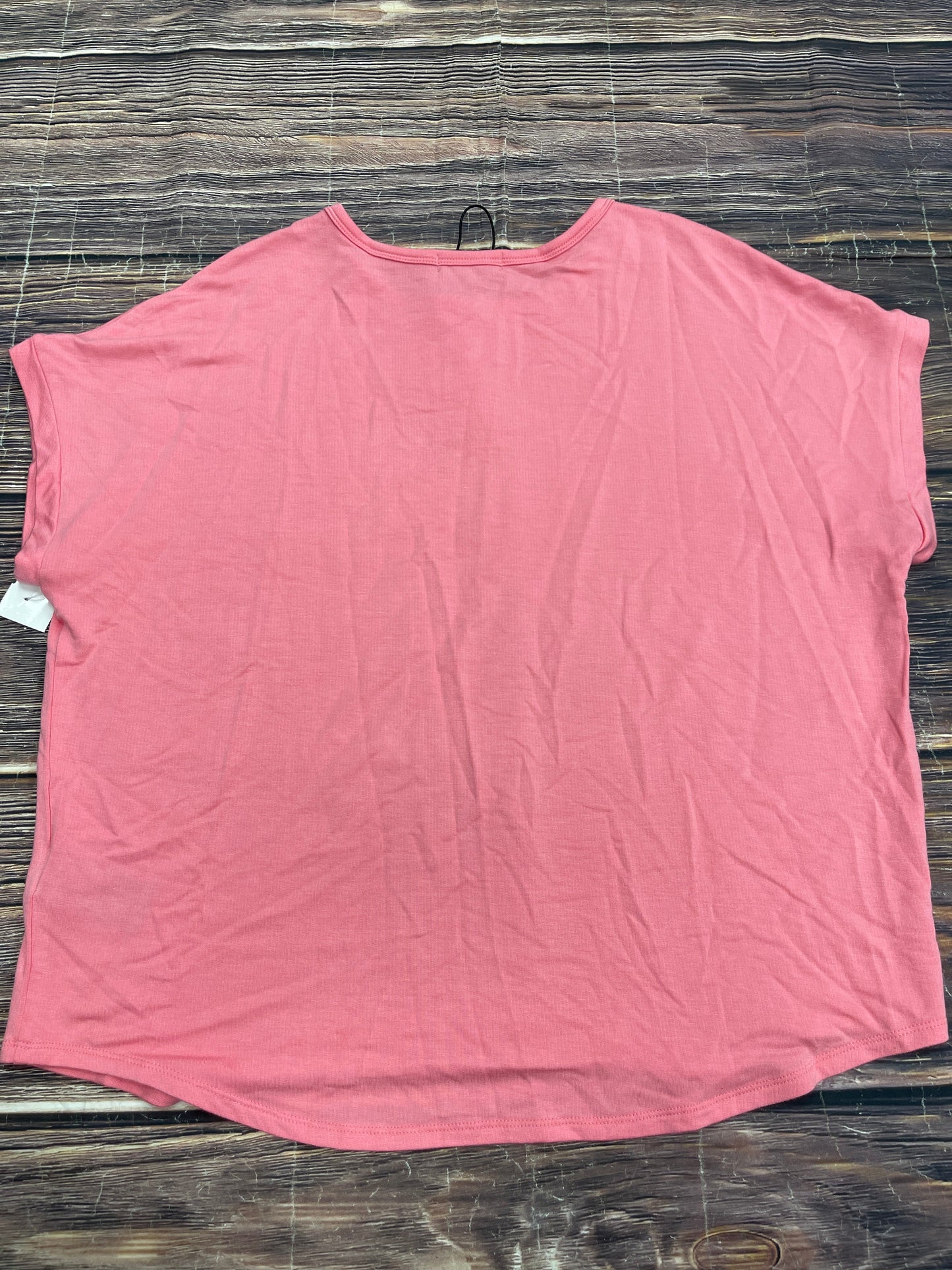 Pink Top Short Sleeve Basic Buffalo David Bitton, Size L