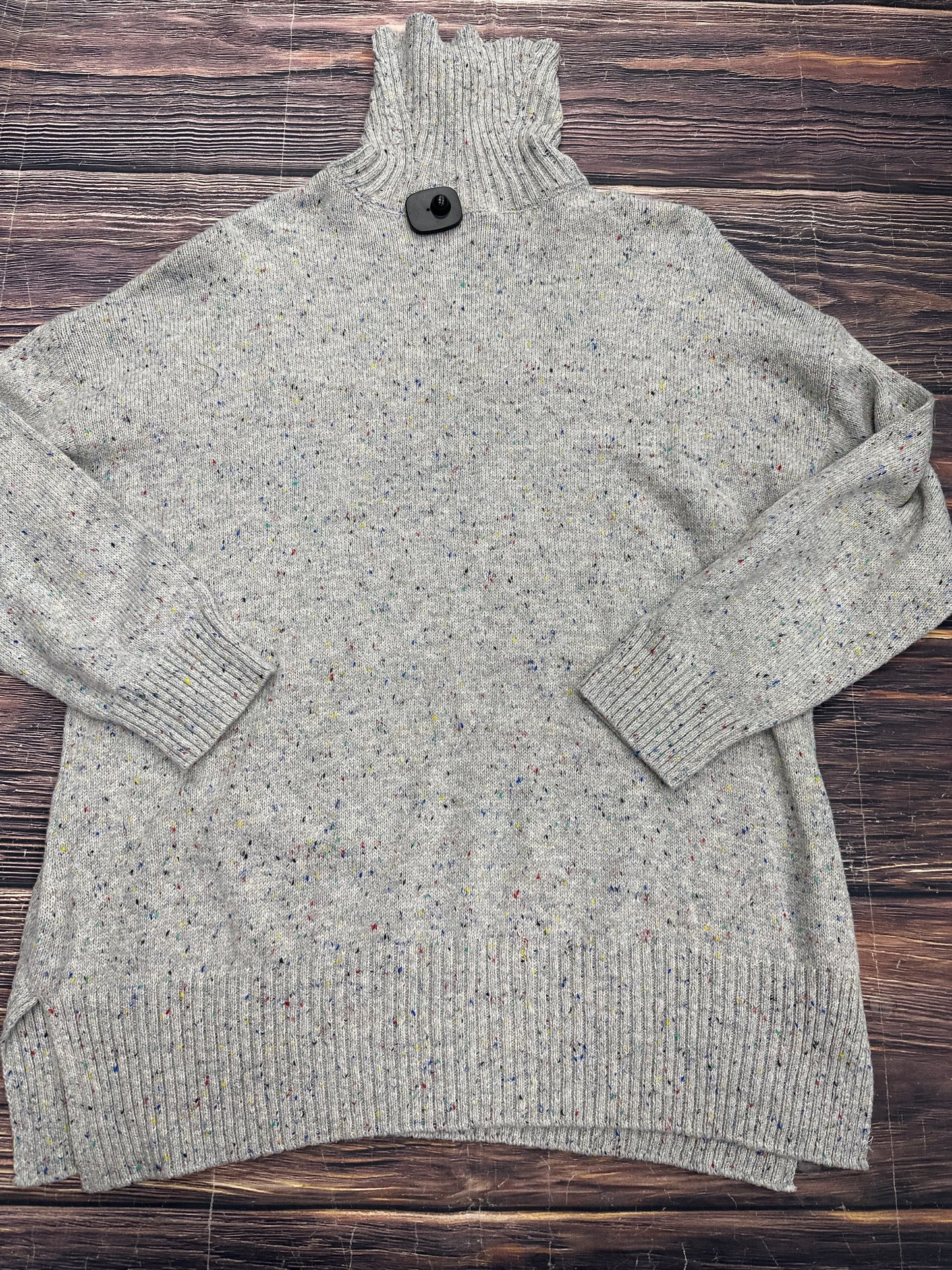 Sweater By Cj Banks In Grey, Size: Xl