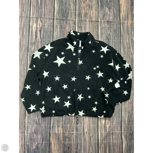 Sweatshirt Collar By Clothes Mentor In Black, Size: 3x
