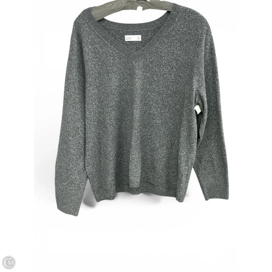 Sweater By Croft And Barrow In Grey, Size: Xlp