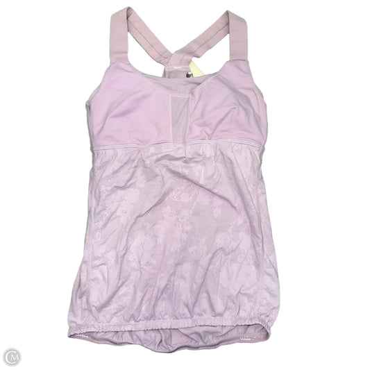 Athletic Tank Top By Lululemon In Purple, Size: 6