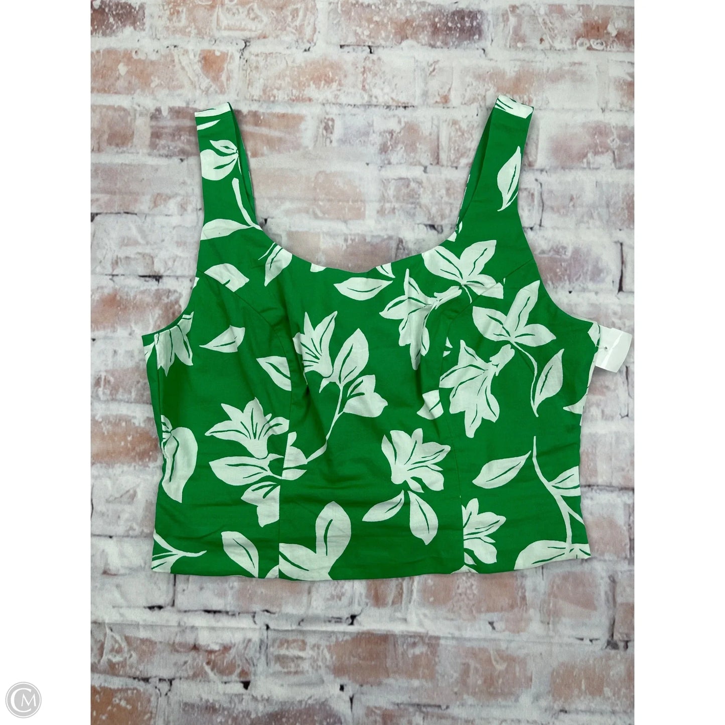 Tank Top By J. Crew In Green, Size: S
