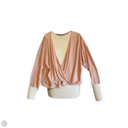 Top Long Sleeve By Clothes Mentor In Peach, Size: 4x