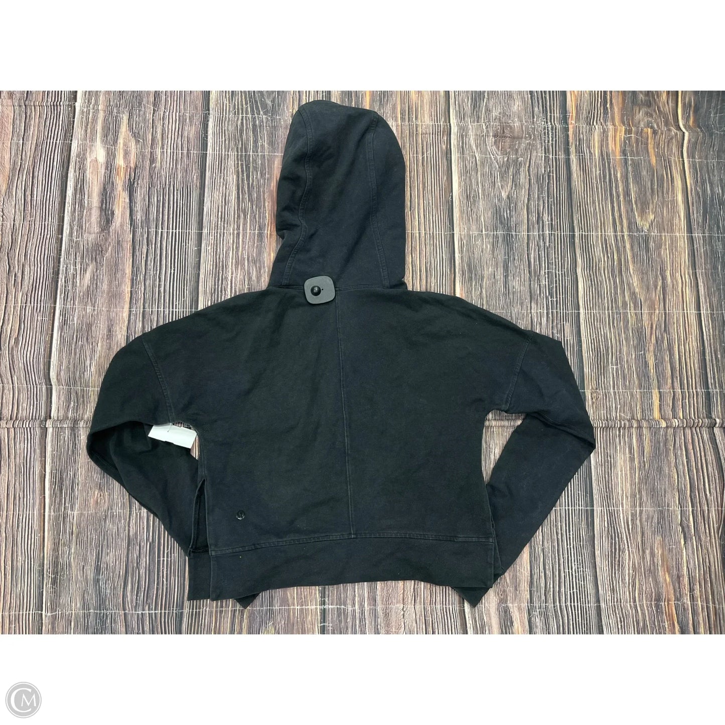 Athletic Sweatshirt Hoodie By Lululemon In Black, Size: S