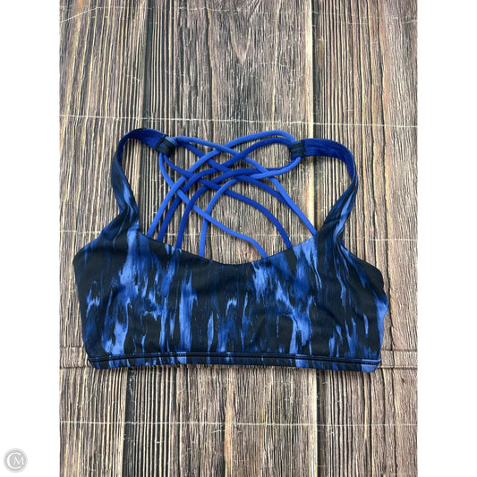 Athletic Bra By Lululemon In Blue, Size: 6