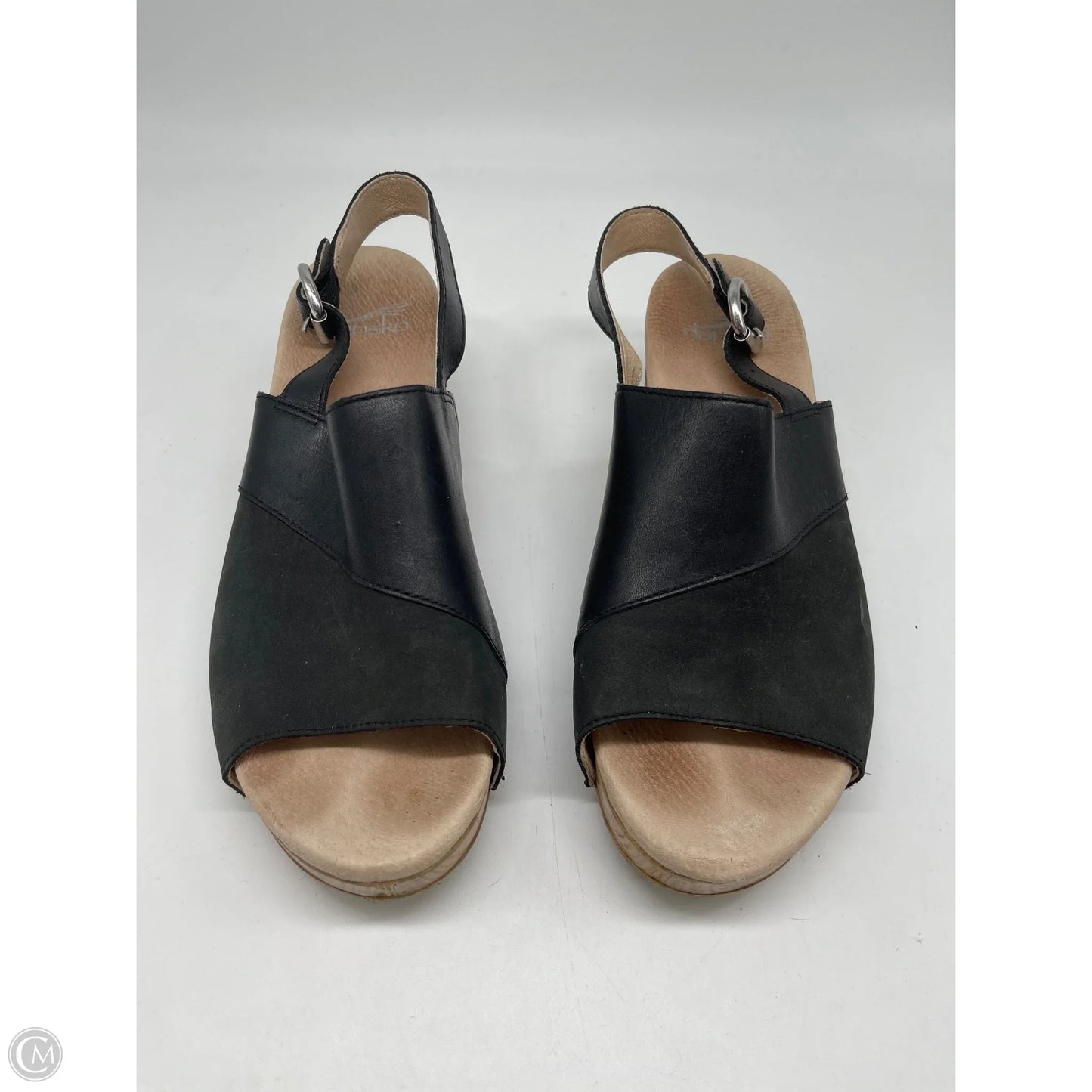 Sandals Heels Block By Dansko In Black, Size: 8.5