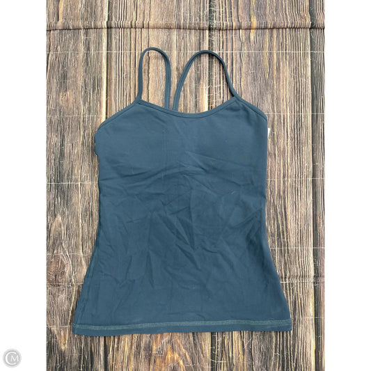 Athletic Tank Top By Lululemon In Blue, Size: 4