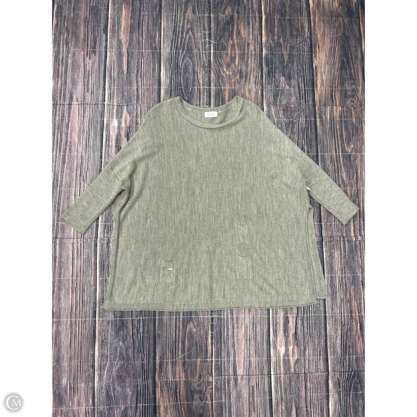 Sweater By Mer Sea In Tan, Size: Osfm
