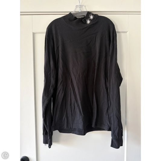 Top Long Sleeve By Urban Outfitters In Black, Size: L