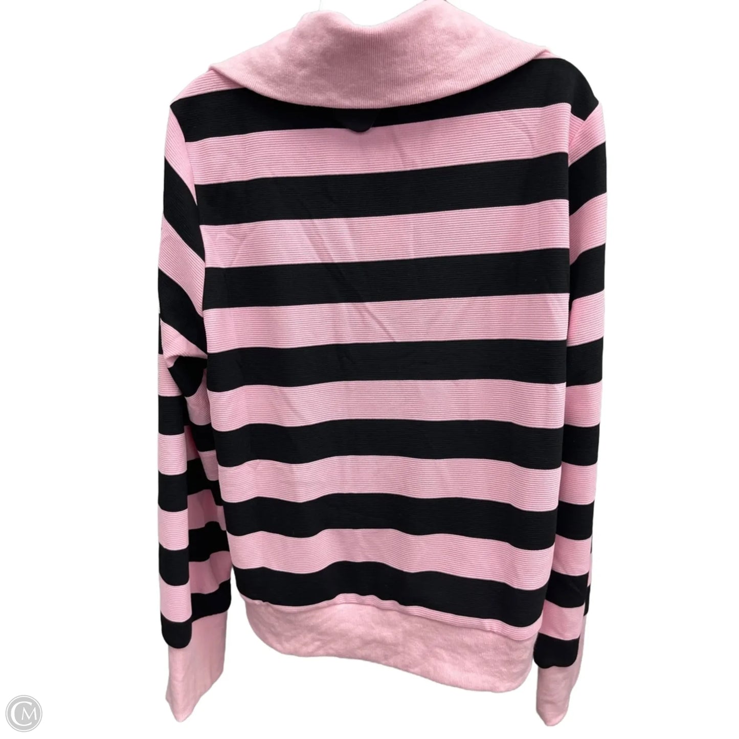 Sweatshirt Collar By Jodifl In Black & Pink, Size: L