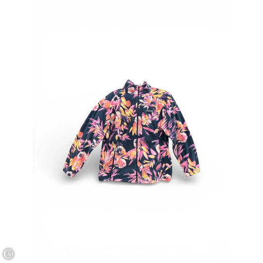 Sweatshirt Collar By Columbia In Floral Print, Size: 1x