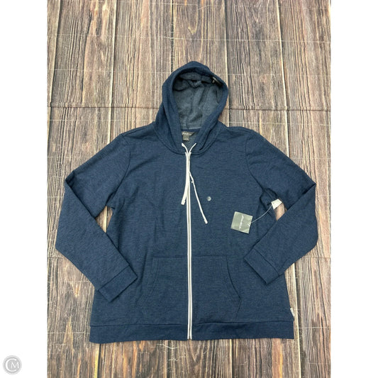 Sweatshirt Hoodie By Eddie Bauer In Navy, Size: Xl