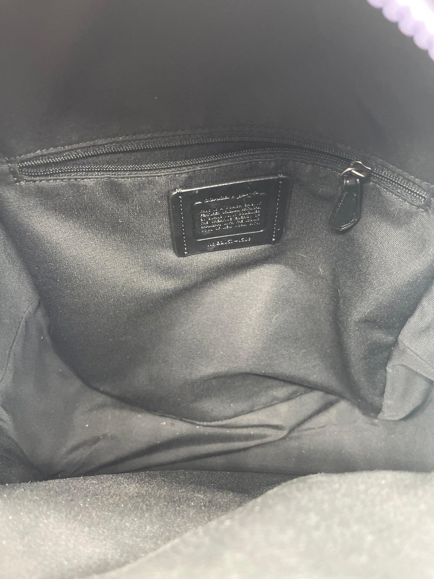 Backpack Designer Coach, Size Medium