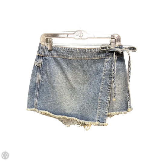 Skirt Mini & Short By We The Free In Blue Denim, Size: 6