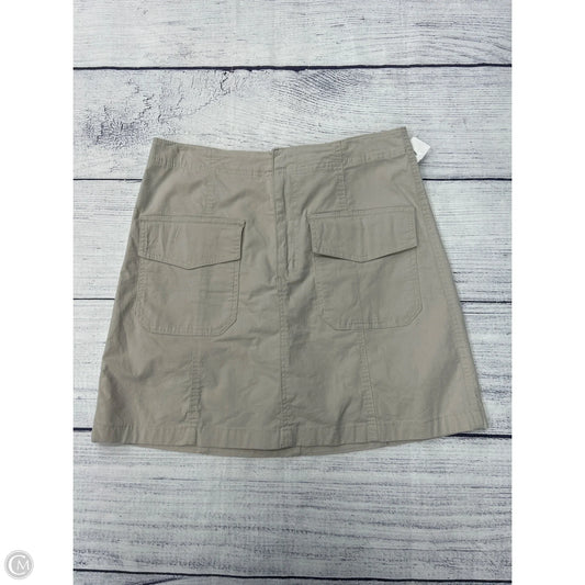 Skirt Midi By Gloria Vanderbilt In Beige, Size: 12