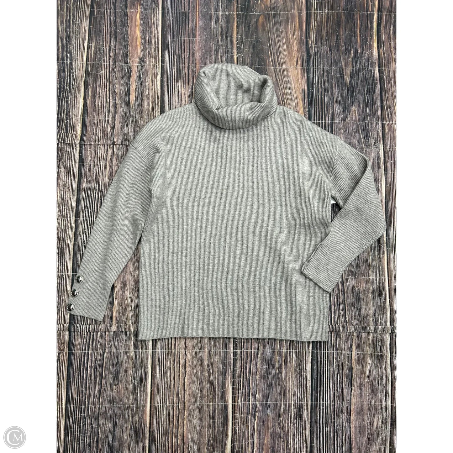 Sweater By Clothes Mentor In Grey, Size: S