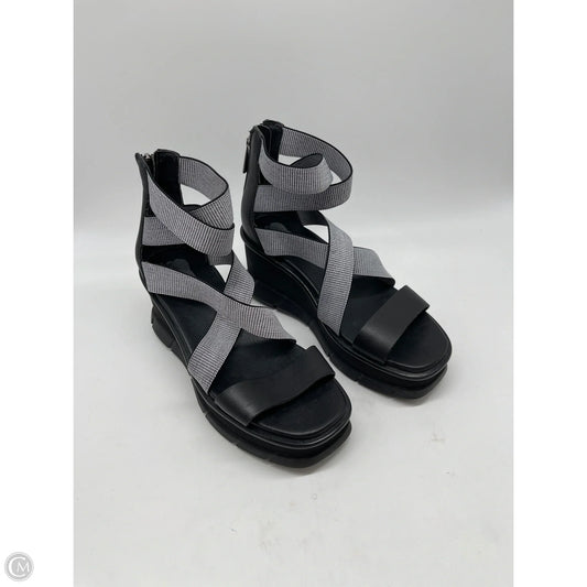Sandals Heels Platform By Sorel In Black, Size: 7