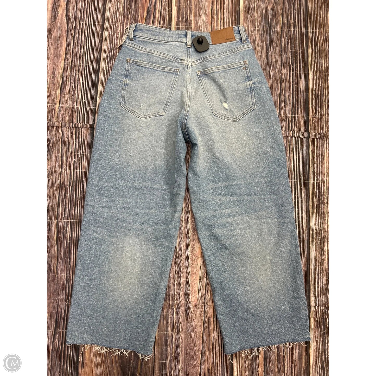 Jeans Wide Leg By Madewell In Blue Denim, Size: 2