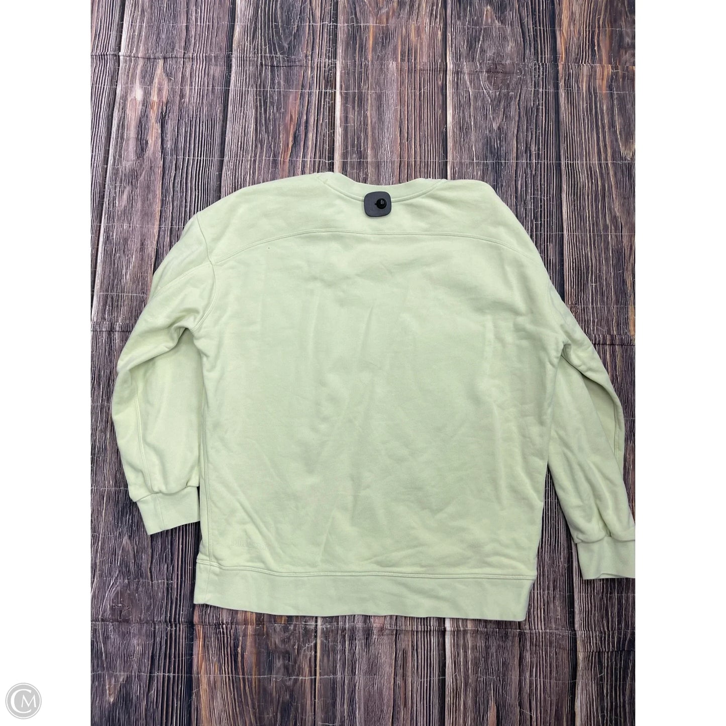 Athletic Sweatshirt Crewneck By Lululemon In Grey, Size: 12