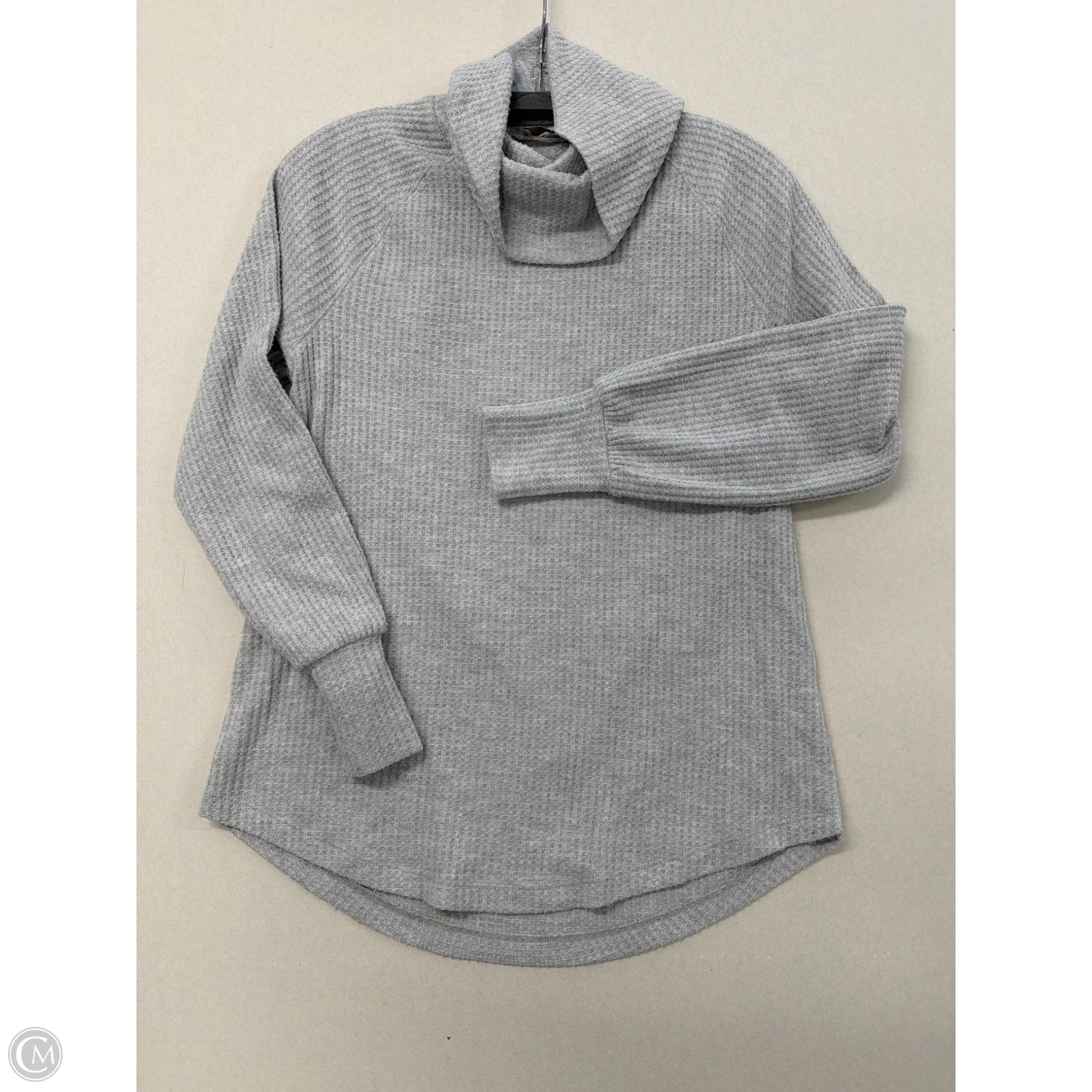 Top Long Sleeve By Loft In Grey, Size: S