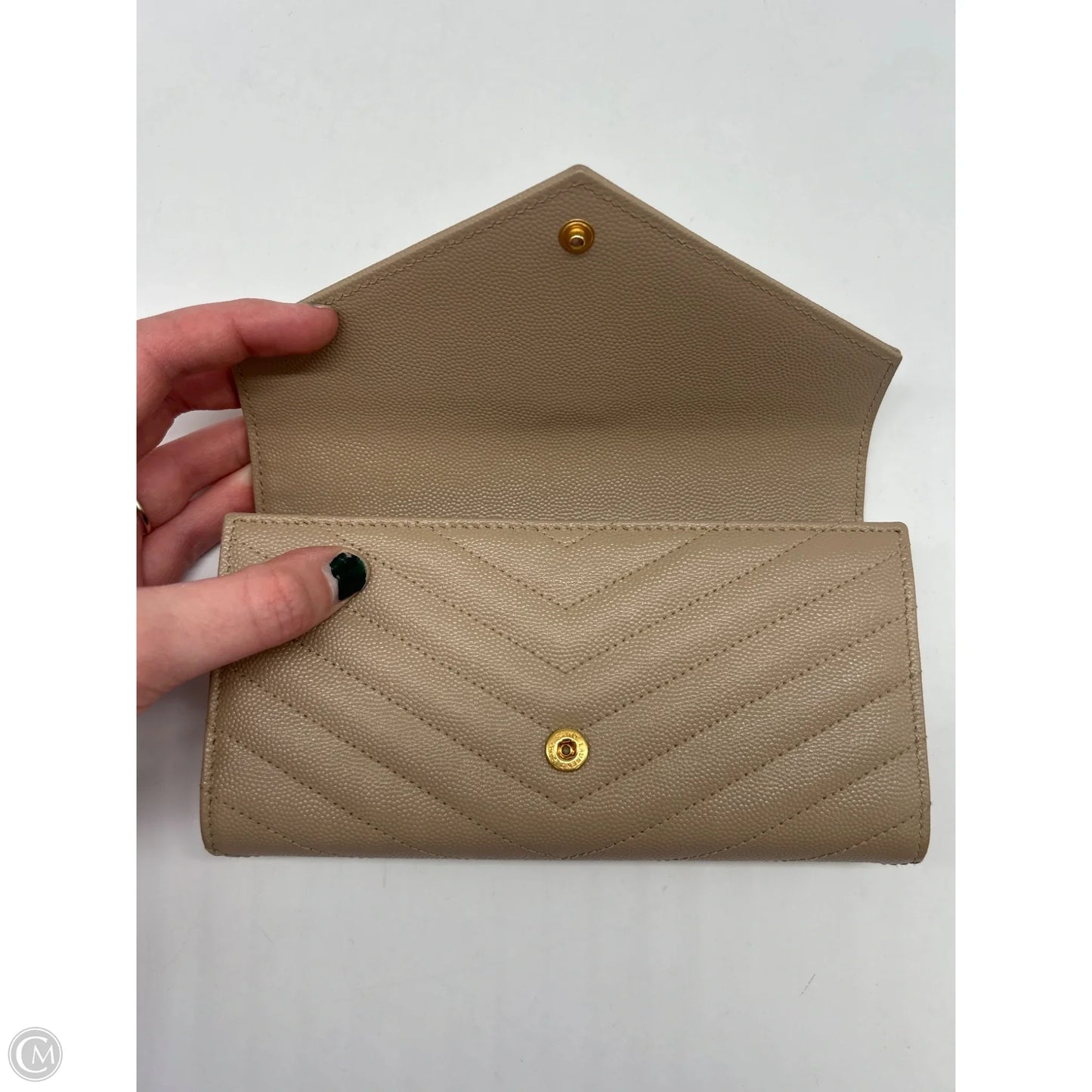 Wallet Luxury Designer By Yves Saint Laurent, Size: Medium