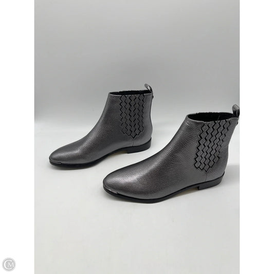 Boots Ankle Flats By Ted Baker In Silver, Size: 6