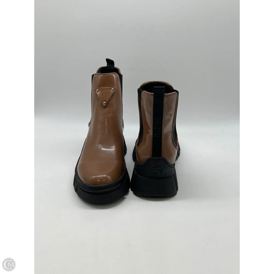 Boots Ankle Flats By Guess In Brown, Size: 7.5