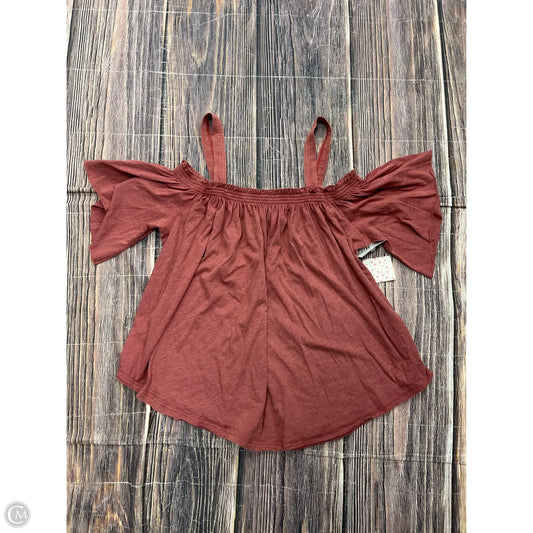 Top Short Sleeve By We The Free In Red, Size: L