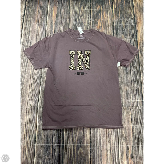 Top Short Sleeve By Maurices In Purple, Size: 2x