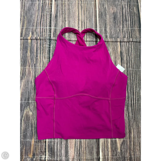 Athletic Tank Top By Lululemon In Pink, Size: S